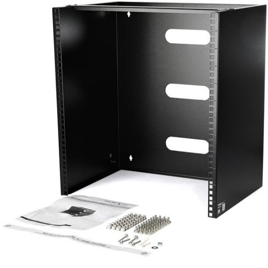 StarTech.com Rack de serveur mural 12U en acier solide pour équipment peu profond