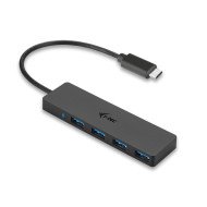 i-tec USB-C Slim Concentrateur Ethernet HUB à 4 ports i-tec USB-C Slim Concentrateur Ethernet HUB à 4 ports