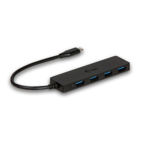 i-tec USB-C Slim Concentrateur Ethernet HUB à 4 ports