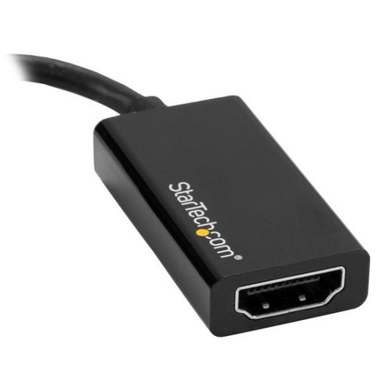 StarTech.com Adaptateur DisplayPort vers HDMI - M/F - Ultra HD 4K 60 Hz - Noir