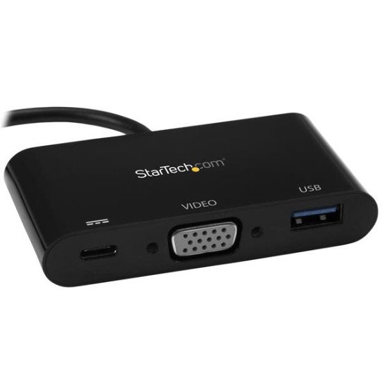 StarTech.com Adaptateur multifonction USB-C vers VGA avec port USB-A et Power Delivery