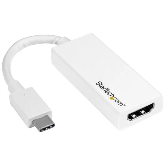 StarTech.com Adaptateur USB-C vers HDMI - 4K 60 Hz - Blanc StarTech.com Adaptateur USB-C vers HDMI - 4K 60 Hz - Blanc