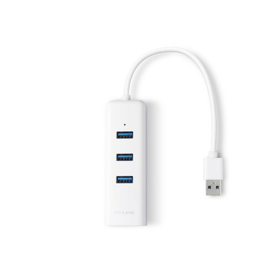 TP-LINK UE330 USB 3.0 Blanc hub & concentrateur