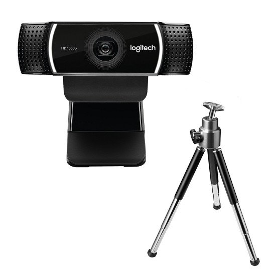 Logitech C922 webcam 1920 x 1080 pixels USB Noir