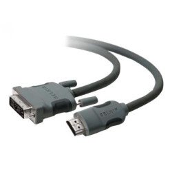 Belkin HDMI - DVI-D M/M 1.8m 1,8 m HDMI Type A (Standard) Noir Belkin HDMI - DVI-D M/M 1.8m 1,8 m HDMI Type A (Standard) Noir