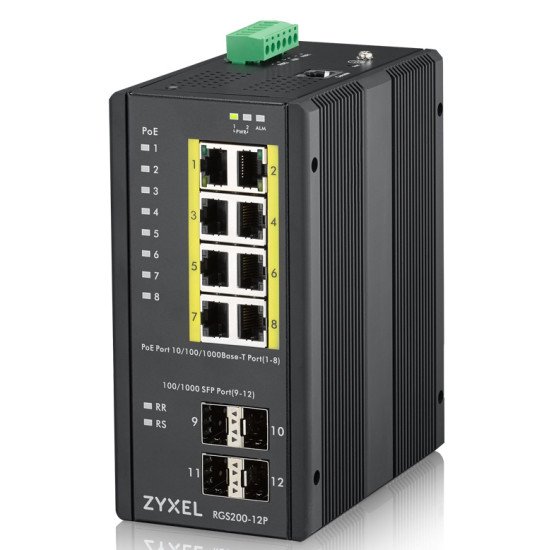 Zyxel RGS200-12P Géré L2 Switch Gigabit Ethernet