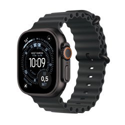Apple Watch Ultra 3 OLED 49 mm Numérique 422 x 514 pixels Écran tactile 5G Noir Wifi GPS (satellite)