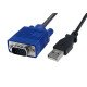 StarTech.com Adaptateur Console KVM vers Ordinateur portable USB - Crash Cart USB