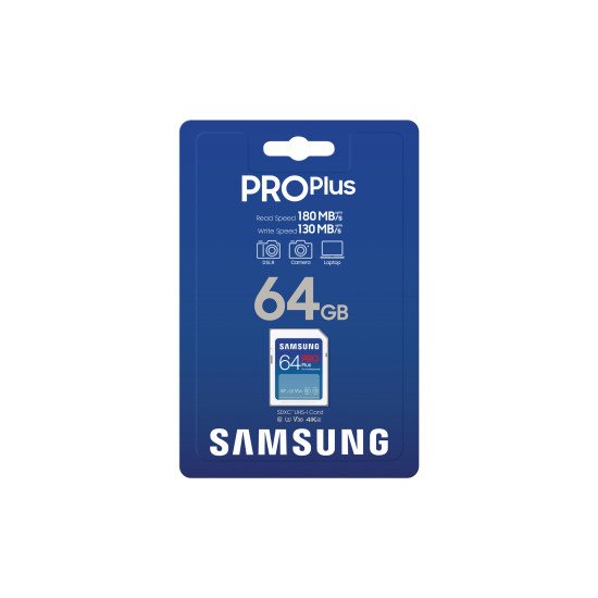 Samsung MB-SD64S/EU mémoire flash 64 Go SD UHS-I Classe 3