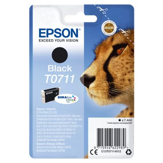 Epson T0711 Cartouche encre Noir Epson T0711 Cartouche encre Noir