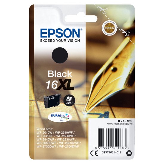 Epson Cartouche "Stylo à plume" - Encre Durabrite N (XL)