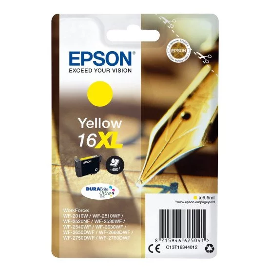 Epson 16XL Cartouche encre Jaune Epson 16XL Cartouche encre Jaune