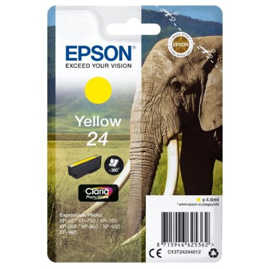 Epson 24 Cartouche encre Jaune