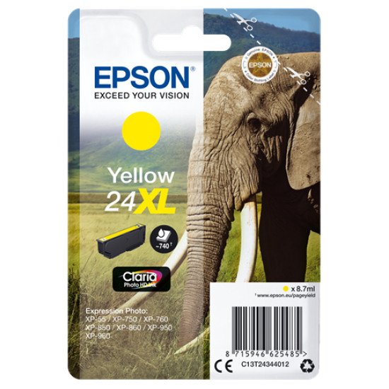 Epson 24XL Cartouche encre Jaune