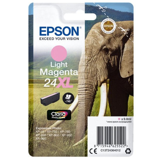 Epson 24XL Cartouche encre light Magenta 
