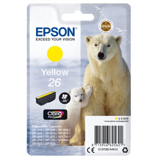 Epson 26 Cartouche encre Jaune