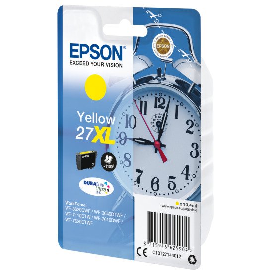 Epson Singlepack Yellow 27XL DURABrite Ultra Ink