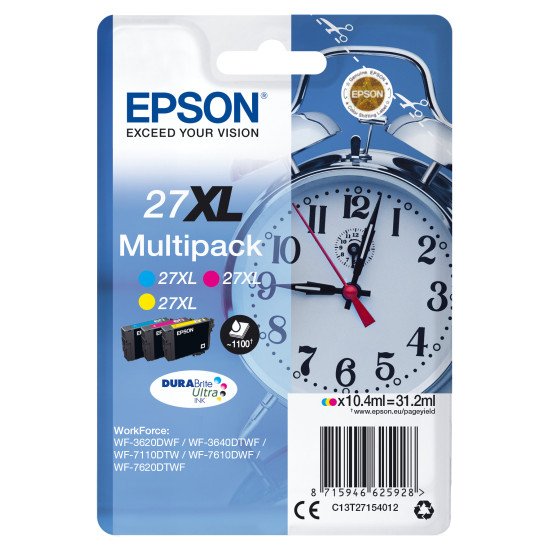 Epson Multipack 3-colour 27XL DURABrite