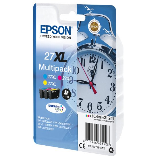 Epson Multipack 3-colour 27XL DURABrite