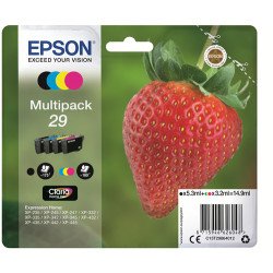 Epson 29 Pack de 4 Cartouche encre Noir, Cyan, Magenta, Jaune