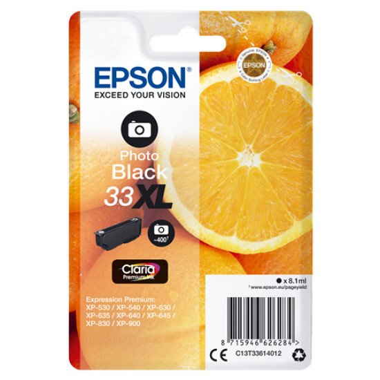 Epson 33XL Cartouche encre photo Noir