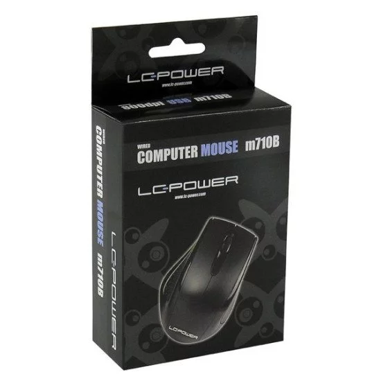 LC-Power LC-M710B souris Droitier USB Type-A Optique 800 DPI LC-Power LC-M710B souris Droitier USB Type-A Optique 800 DPI