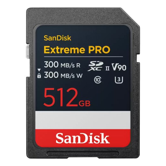 SanDisk Extreme PRO 512 Go SDXC UHS-II Classe 10 SanDisk Extreme PRO 512 Go SDXC UHS-II Classe 10