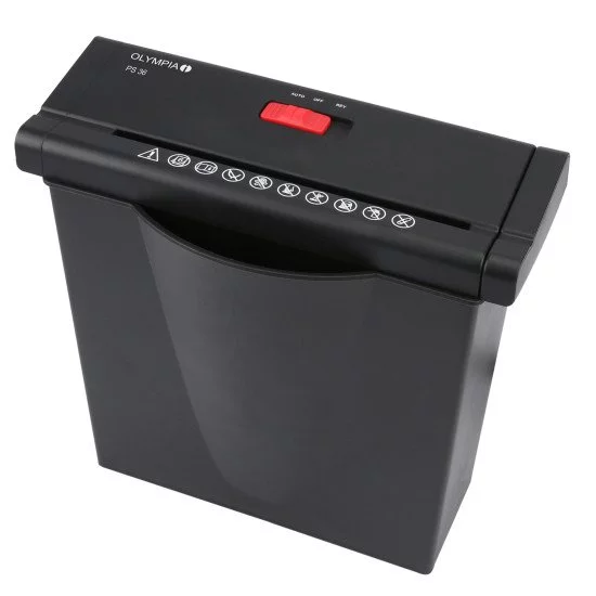 Olympia PS 36 destructeur de papier Découpage en bandes 34 cm Noir Olympia PS 36 destructeur de papier Découpage en bandes 34 cm Noir