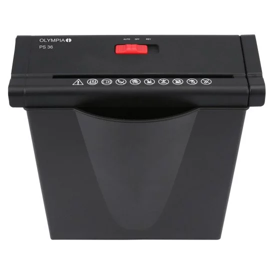 Olympia PS 36 destructeur de papier Découpage en bandes 34 cm Noir Olympia PS 36 destructeur de papier Découpage en bandes 34 cm Noir