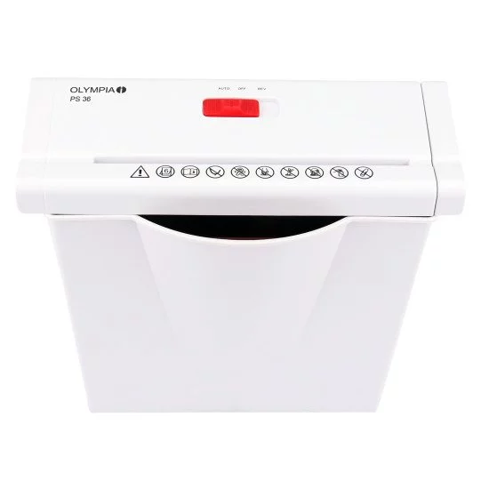 Olympia 2707 destructeur de papier Découpage en bandes 34 cm Blanc Olympia 2707 destructeur de papier Découpage en bandes 34 cm Blanc
