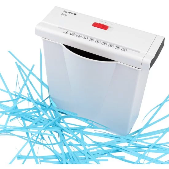 Olympia 2707 destructeur de papier Découpage en bandes 34 cm Blanc Olympia 2707 destructeur de papier Découpage en bandes 34 cm Blanc