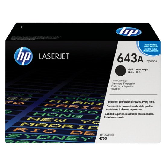 HP 643A / Q5950A Toner Noir