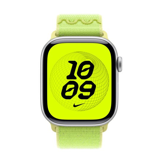 Apple Nike Sport Loop Bande Vert clair Nylon, Polyester recyclé, Spandex Apple Nike Sport Loop Bande Vert clair Nylon, Polyester recyclé, Spandex