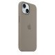 Apple Coque en silicone avec MagSafe pour iPhone 15 - Argile Apple Coque en silicone avec MagSafe pour iPhone 15 - Argile