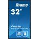 iiyama PROLITE Carte A numérique 80 cm (31.5") LED Wifi 500 cd/m² Full HD Noir Intégré dans le processeur Android 11 24/7