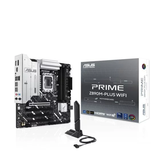 ASUS PRIME Z890M-PLUS WIFI Intel Z890 LGA 1851 (Socket V1) micro ATX ASUS PRIME Z890M-PLUS WIFI Intel Z890 LGA 1851 (Socket V1) micro ATX