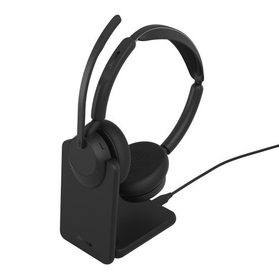 Jabra Evolve3 45 Casque Sans fil Arceau Bureau/Centre d'appels USB Type-A Bluetooth Noir