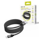 Mobile Origin MC2-USBA-1M-BLK câble USB USB 2.0 USB C 0,48 Gbit/s Noir