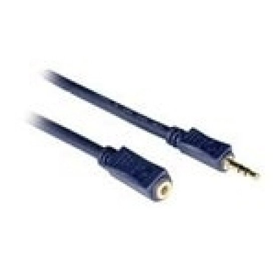 C2G 7m Velocity 3.5mm Stereo Audio Extension Cable M/F câble audio 3,5mm Noir