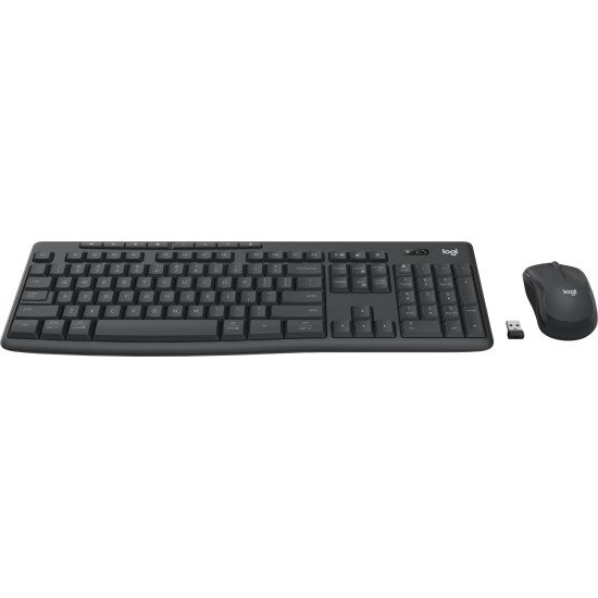 Logitech MK370 Combo for Business clavier Souris incluse RF sans fil + Bluetooth QWERTY Graphite