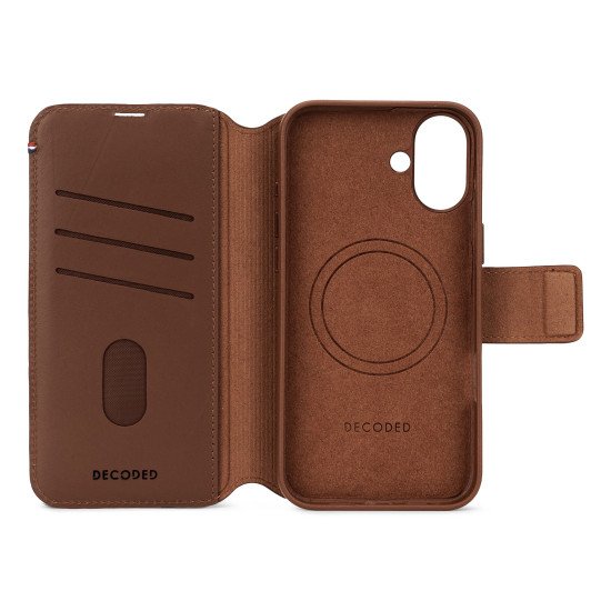 Decoded Leather Detachable Wallet coque de protection pour téléphones portables 17 cm (6.7") Étui avec portefeuille Marron Decoded Leather Detachable Wallet coque de protection pour téléphones portables 17 cm (6.7") Étui avec portefeuille Marron