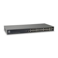LevelOne GEL-2681 commutateur réseau Géré L3 Gigabit Ethernet (10/100/1000) Noir