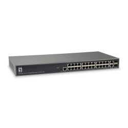LevelOne GEL-2681 commutateur réseau Géré L3 Gigabit Ethernet (10/100/1000) Noir