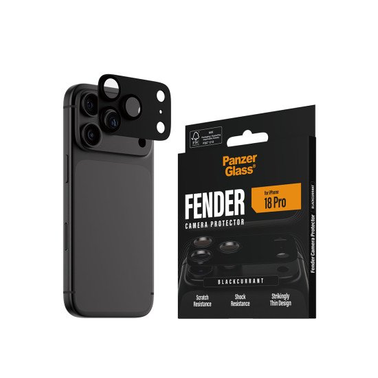PanzerGlass ® Fender Camera Lens Protector Blackcurrant iPhone 2026 Pro Protection d'écran transparent 1 pièce(s)