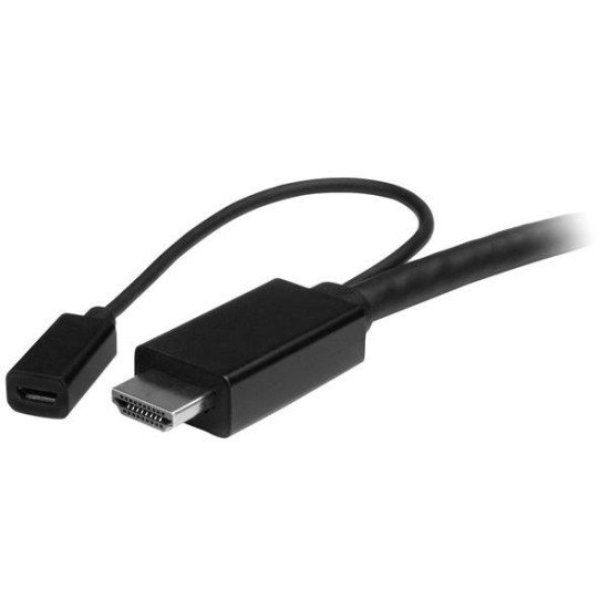 StarTech.com Câble adaptateur USB-C, HDMI ou Mini DisplayPort vers HDMI de 2 m