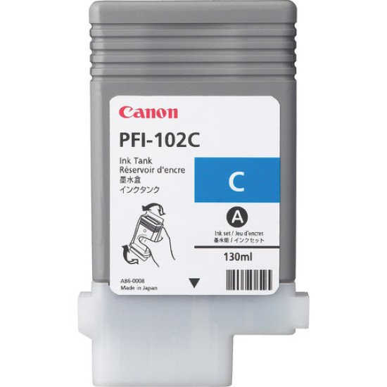 Canon PFI-102C Original Cyan Canon PFI-102C Original Cyan