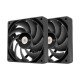 Thermaltake TOUGHFAN 14 Boitier PC Ventilateur 14 cm Noir 2 pièce(s)