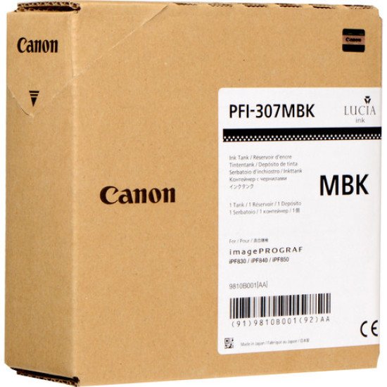 Canon PFI-307MBK Original Noir