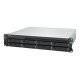 Synology RackStation RS1226RP+ serveur de stockage NAS Rack (2 U) AMD Ryzen V1500B 4 Go DDR4 0 To Synology DSM Noir