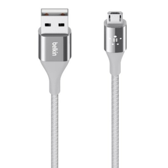 Belkin DuraTek câble USB 1,2 m USB 2.0 USB A Micro-USB B Argent